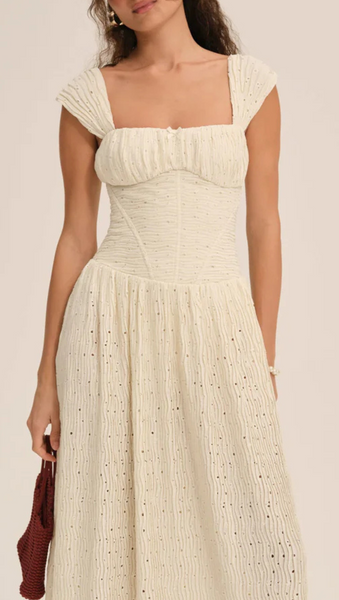Erika Bustier Maxi Dress