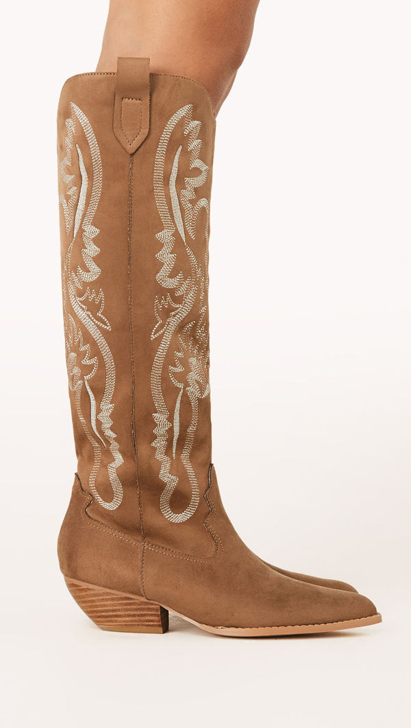 Wilden Boot - Taupe Suede