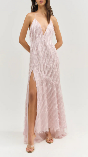 chinese dress ladies Lil Lemons By For Love and Lemons Angela Chiffon Maxi Dress In Black