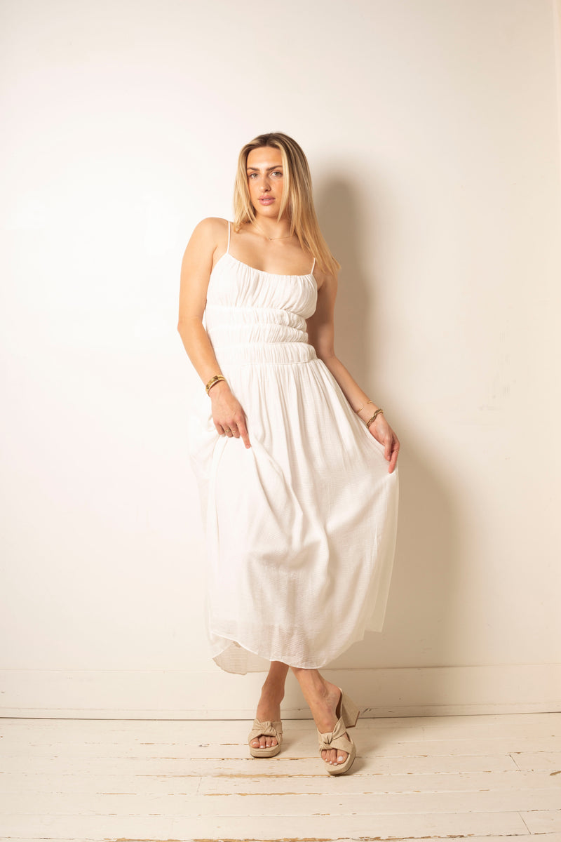 Andrina Dress - White