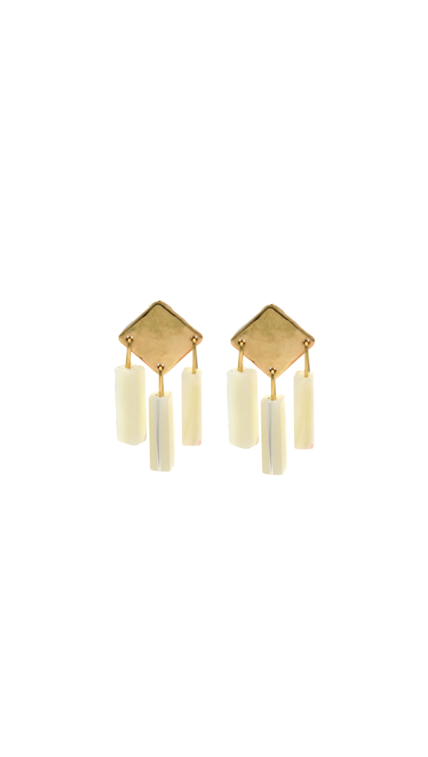 Flume Earrings - Gold