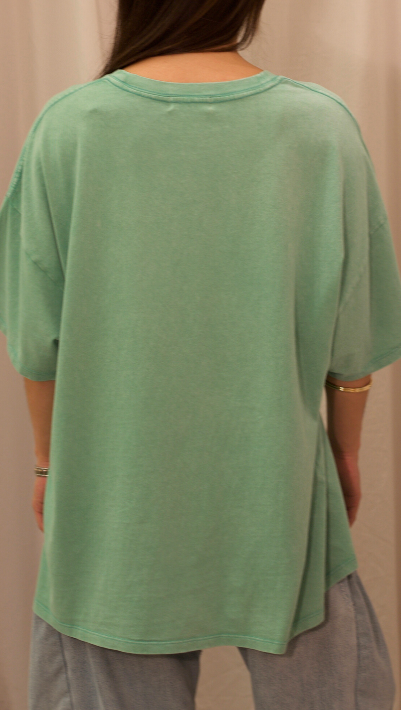 Oversized Tee - Emerald