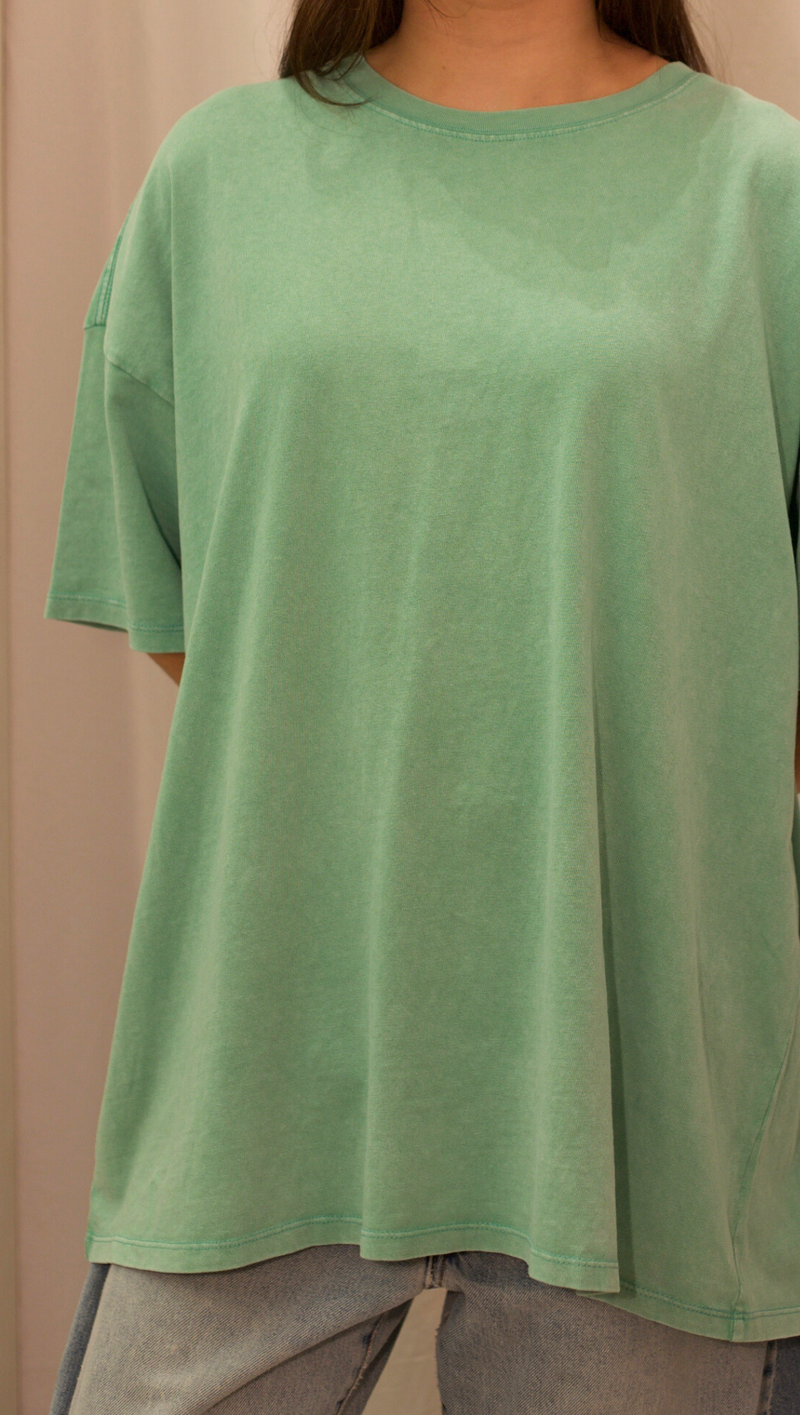 Oversized Tee - Emerald