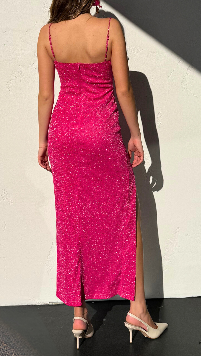 Claudia Maxi Dress - Pink