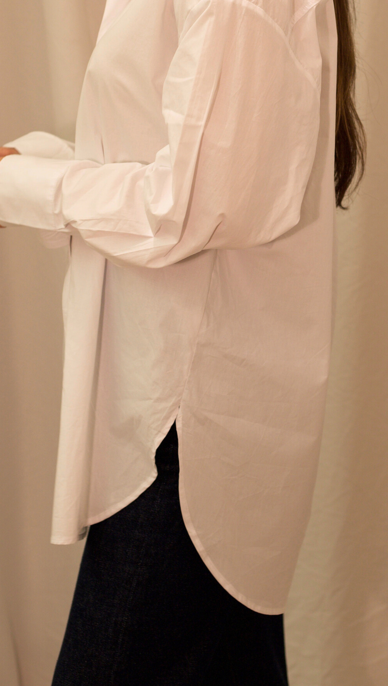 Everyday Oversized Button Down - White