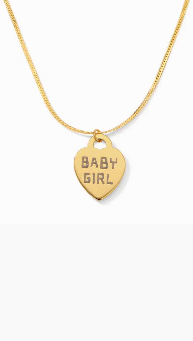 The Baby Girl Necklace - Gold