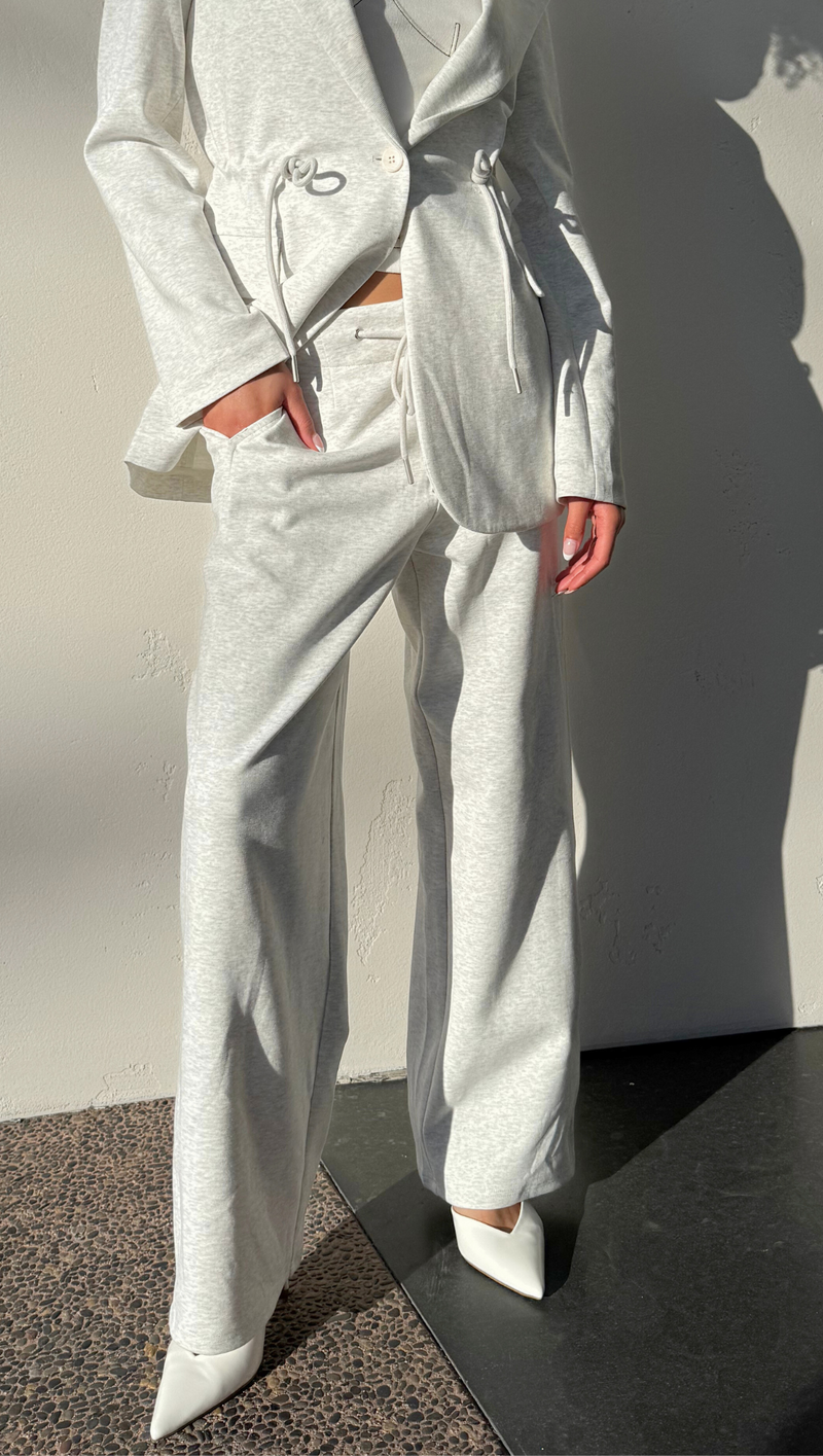 Jetset Suit Pants - Heather Grey