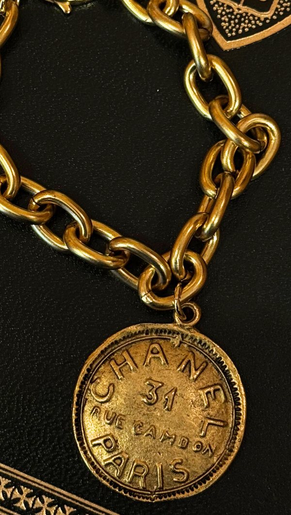 Chanel Single Coin Bracelet - Gold