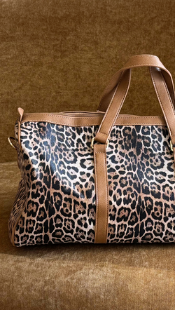 Leopard Duffel