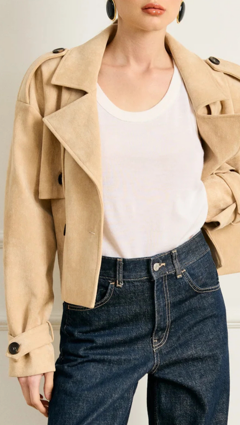 Icon Trench Jacket - Beige