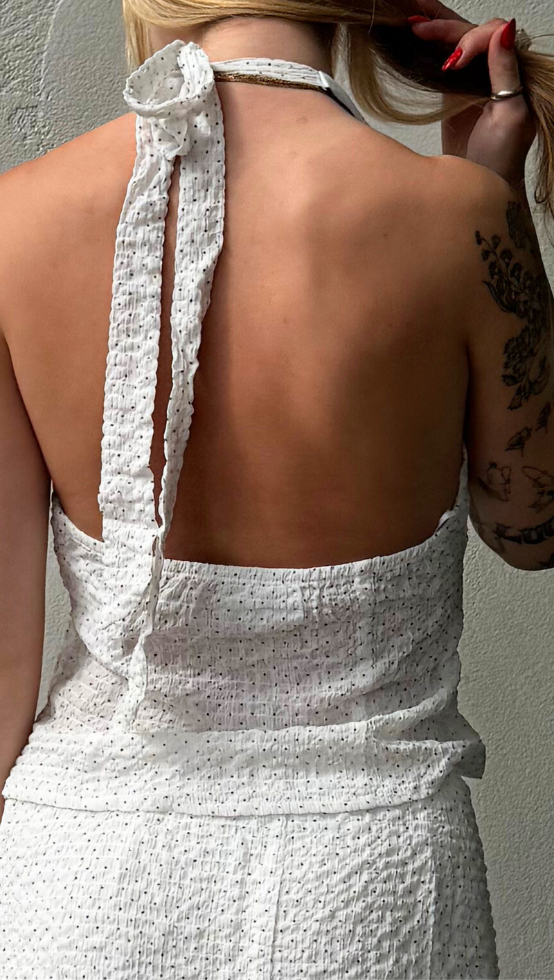 Charli Halter Top - White
