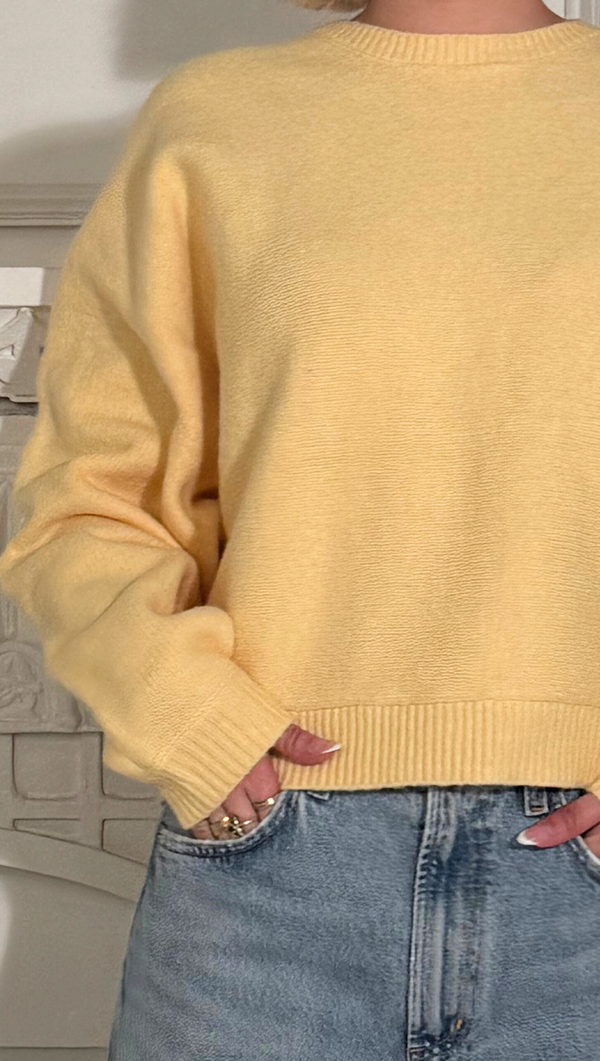 Saskia Sweater - Creamy Yellow