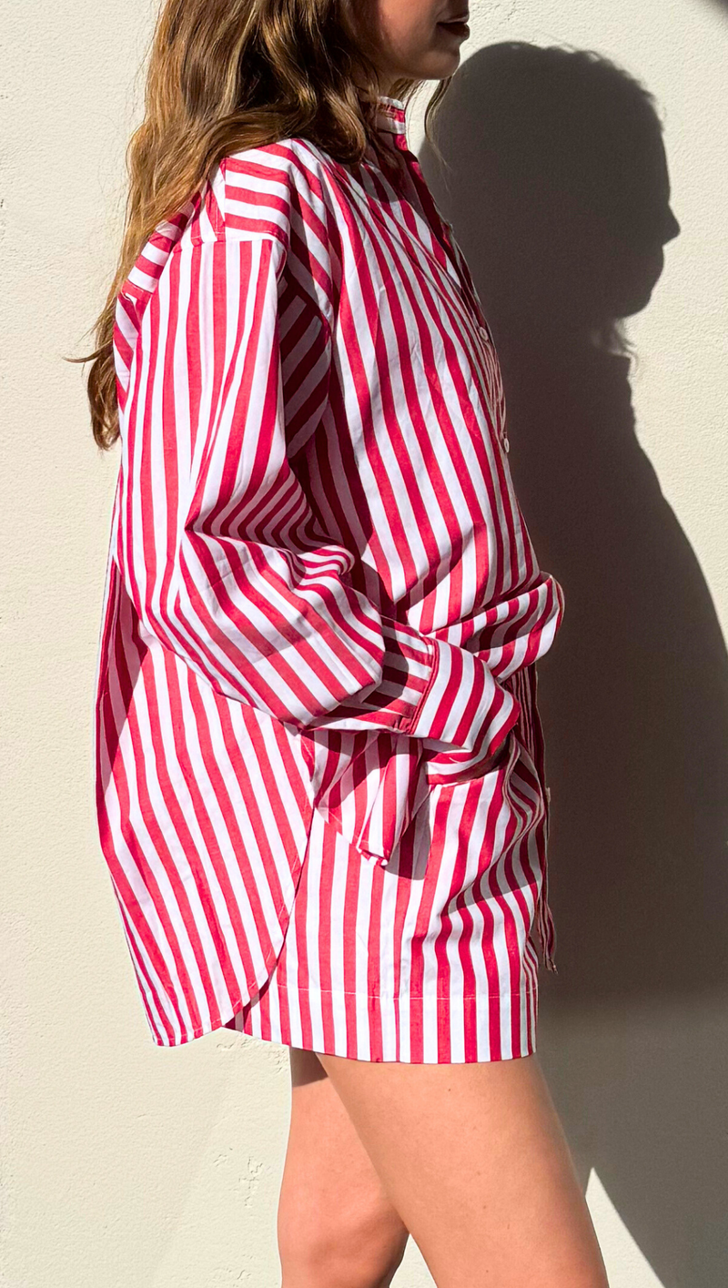 Candy Cane PJs- Red Stripe