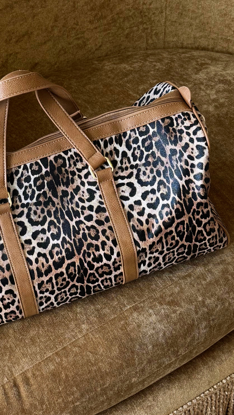 Leopard Duffel