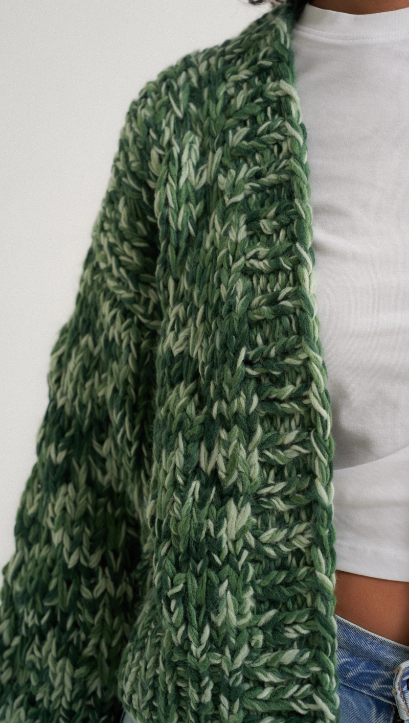 Gigi Cardigan - Green Multi