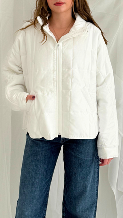 Eden Quilted Jacket - White