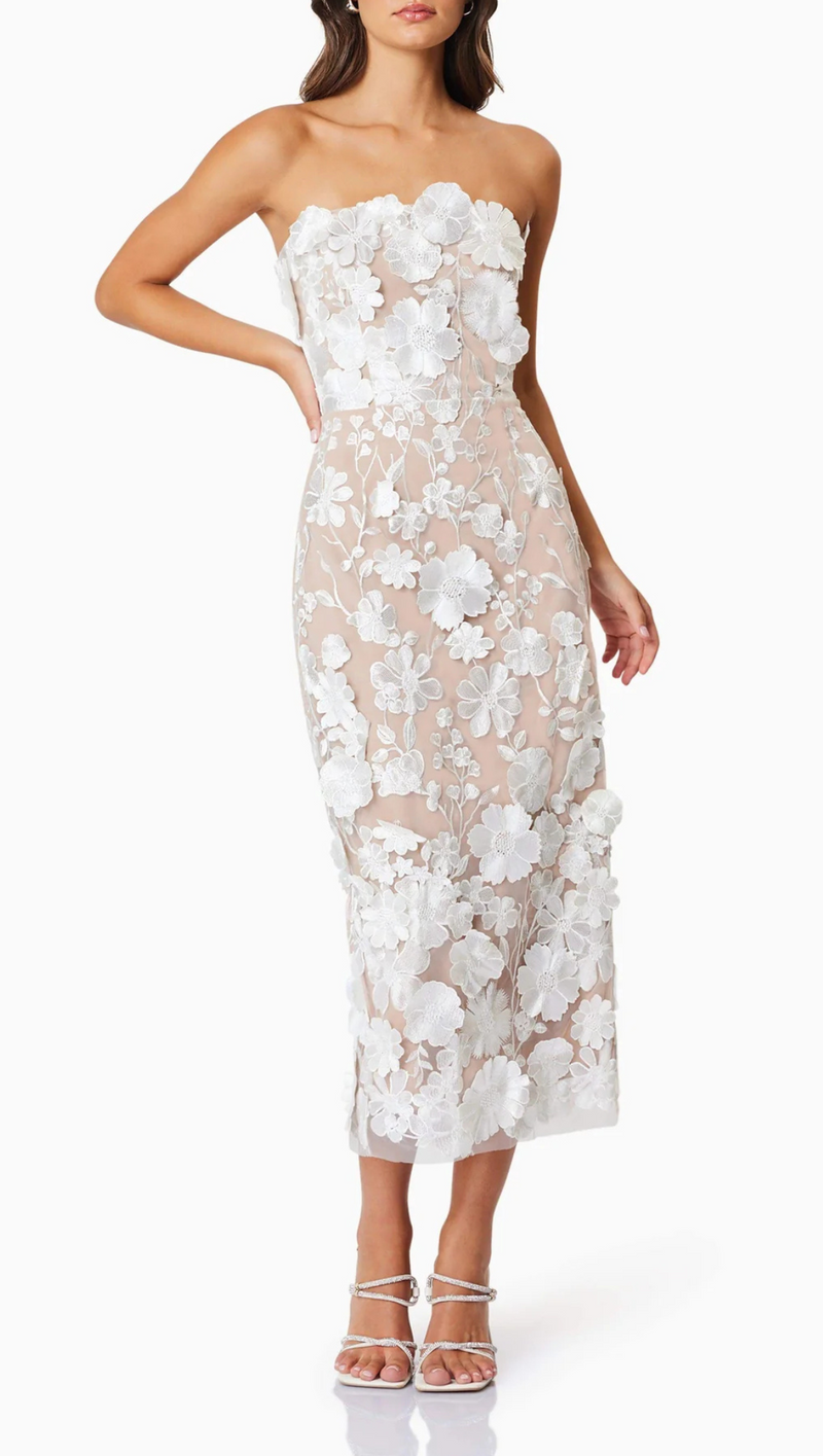Helena Dress - White