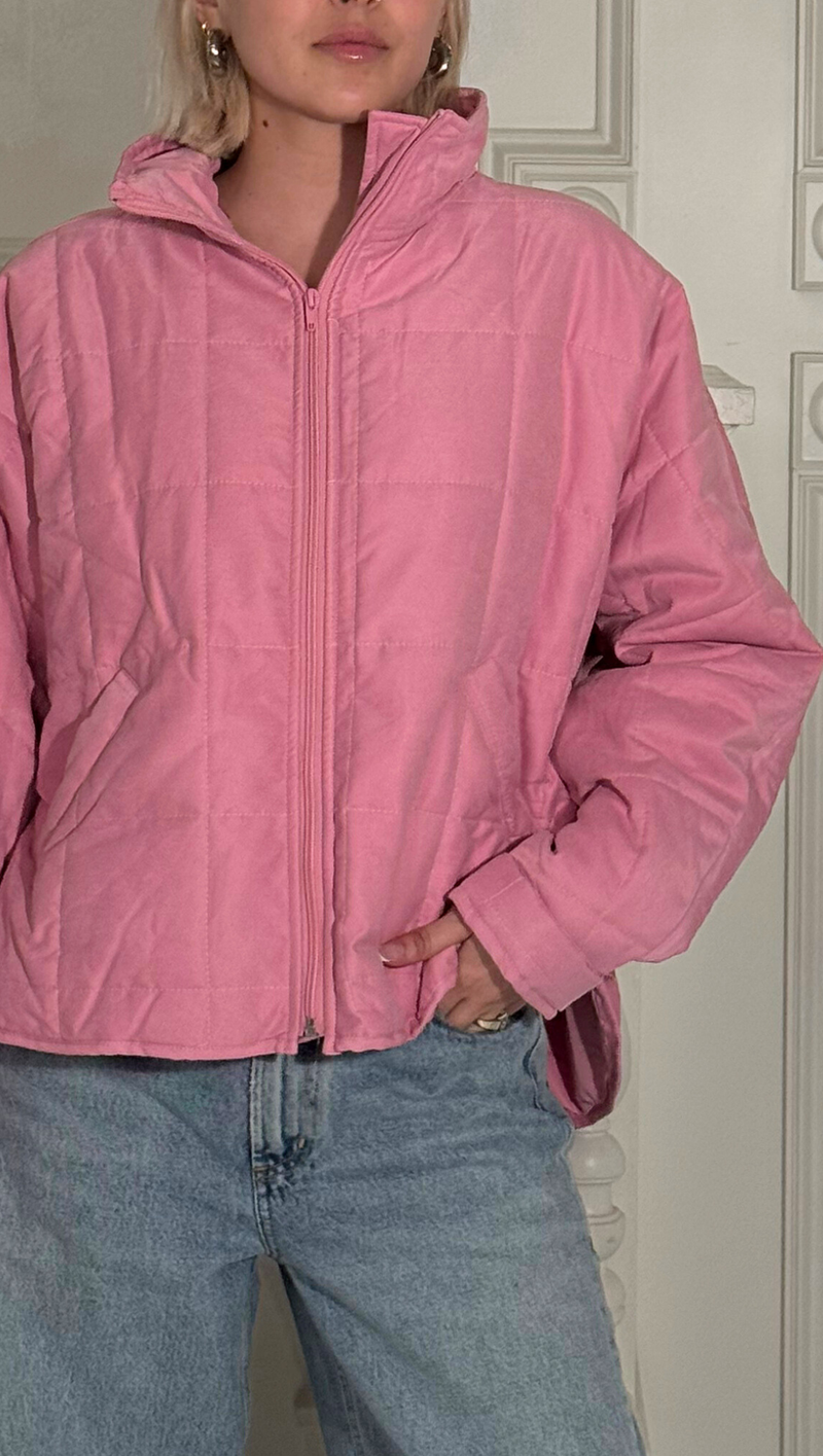 Eden Quilted Jacket - Pink