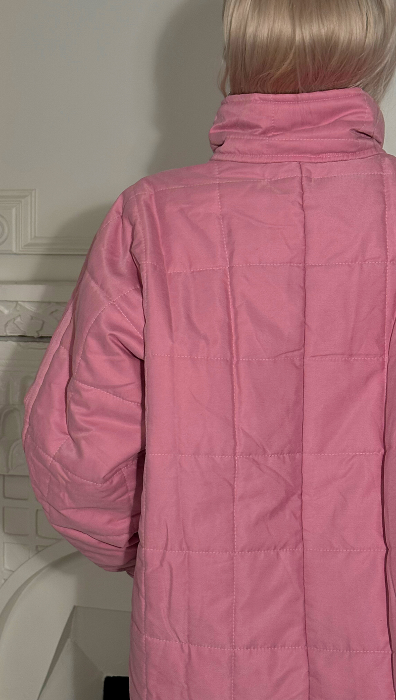 Eden Quilted Jacket - Pink