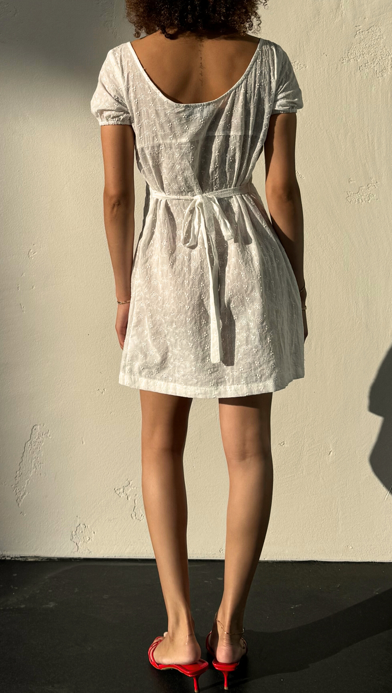 Austin Mini Dress - White