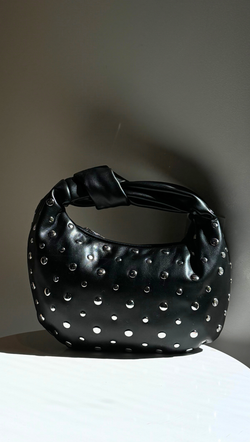 Tracy Studded Bag - Black