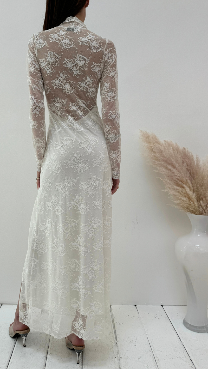 Chantilly Lace Maxi -Ivory