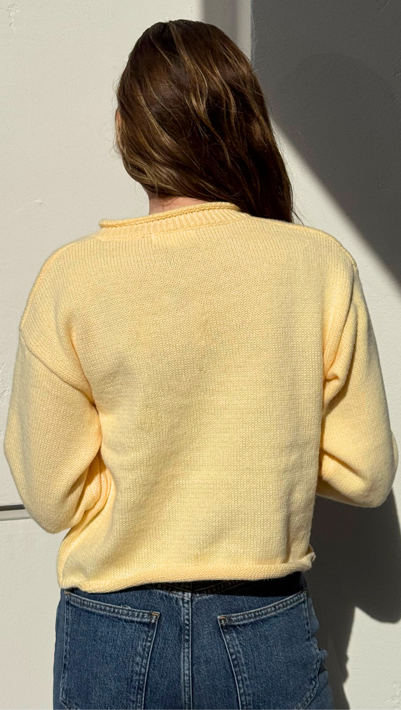 Tess Cardigan - Pale Yellow