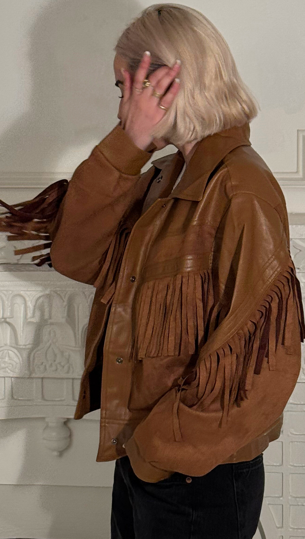 Tate Western Jacket - Camel