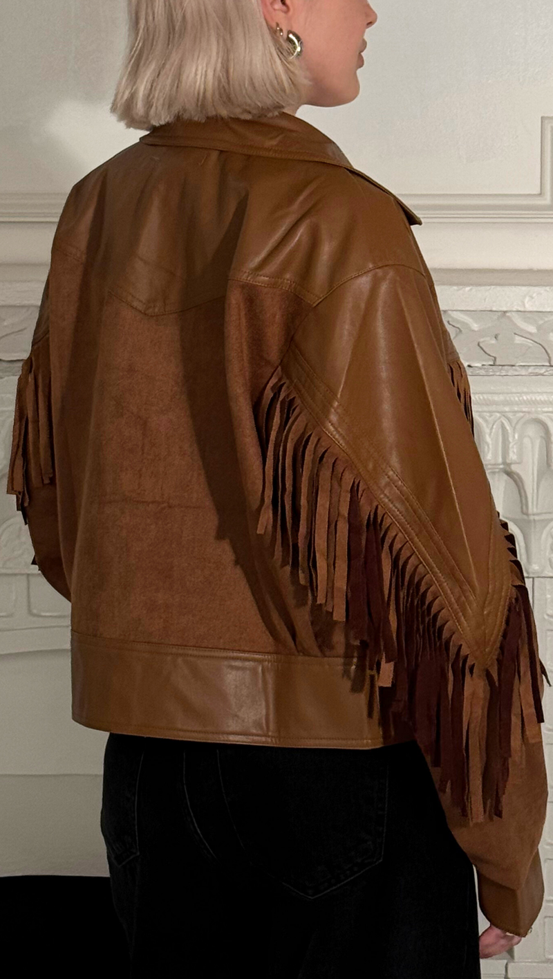 Tate Western Jacket - Camel