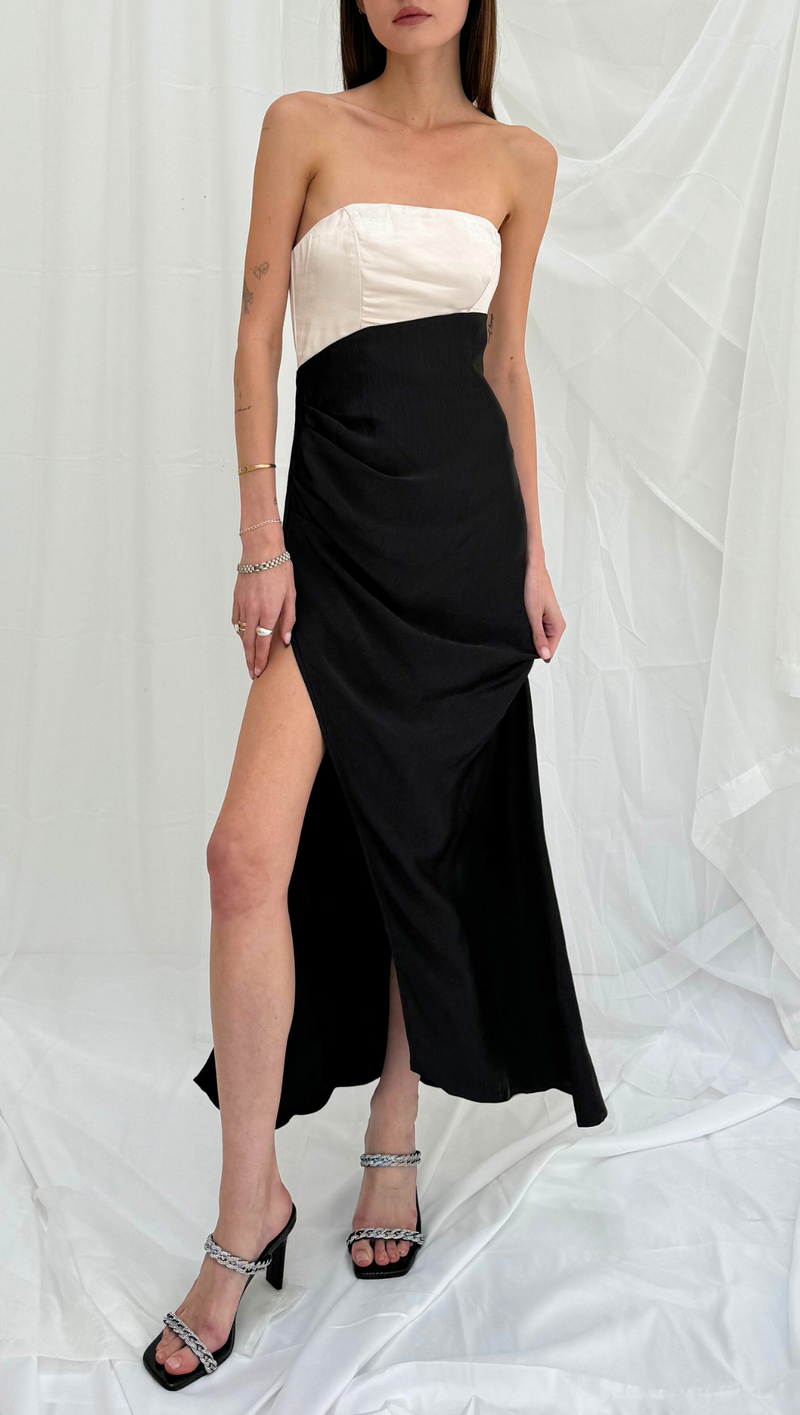 Ellory Strapless Dress - Black