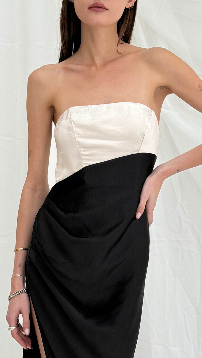 Ellory Strapless Dress - Black