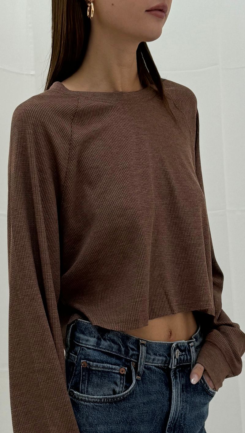 Cropped Thermal - Chestnut