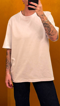 Simple Scoop Everyday Tee - White