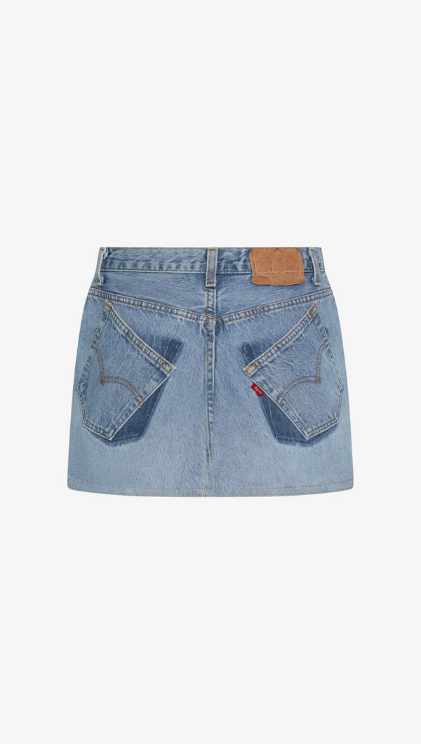 Tilted Mini Skirt - Light/Medium