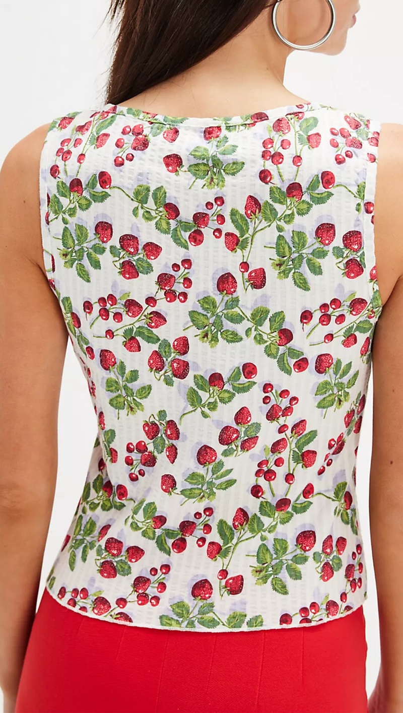 Tilly Vest - Antique Ivory Combo
