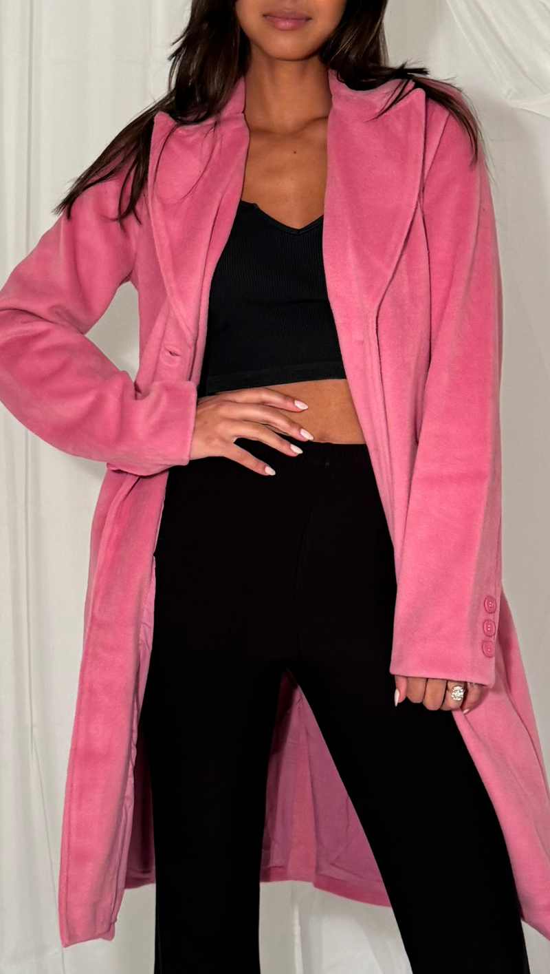 Harper Coat - Pink