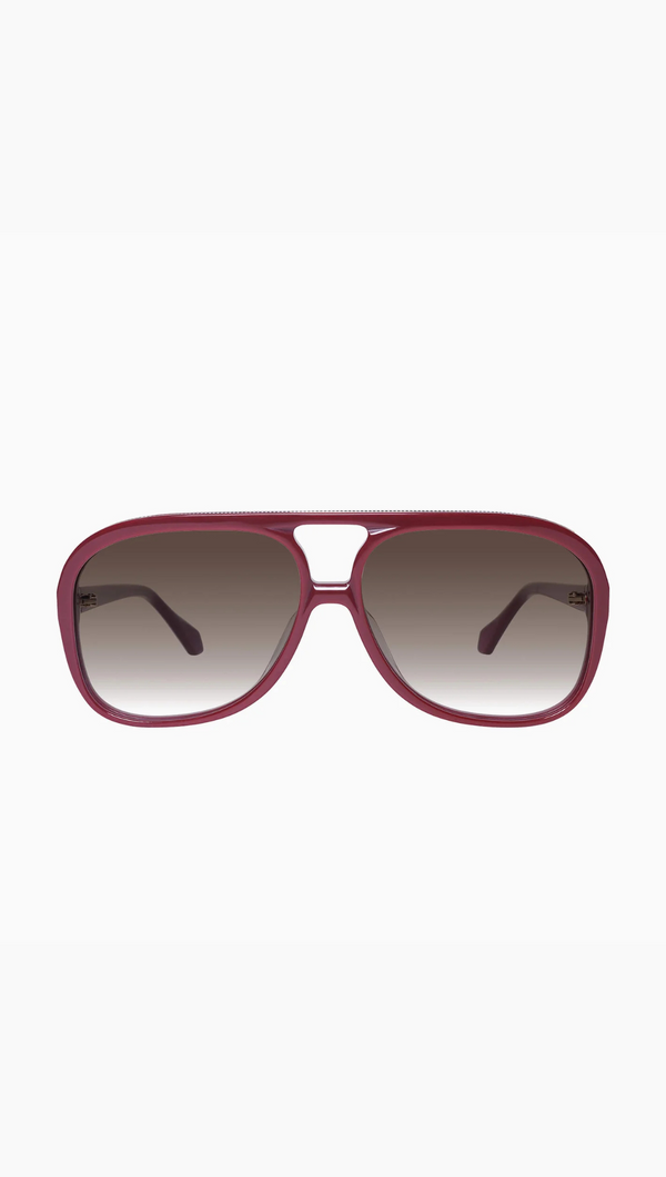 Bang Bang - Burgundy With Gold Metal/ Brown Gradient Lens
