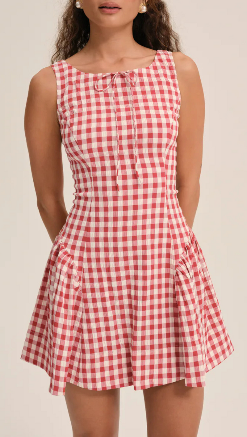 Scotch Bonnet Mini Dress - Red