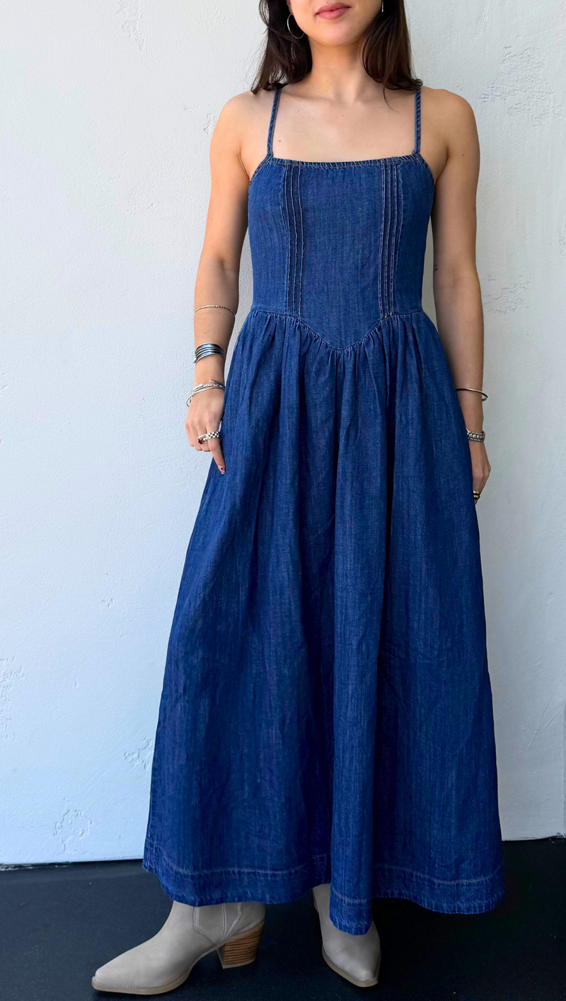 Helena Maxi Dress - Denim