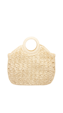 Raffia Handle Tote