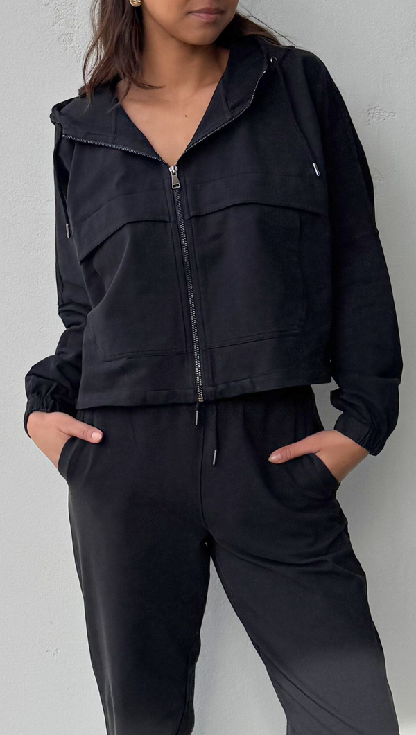 Levi Utility Zip Jacket - Black