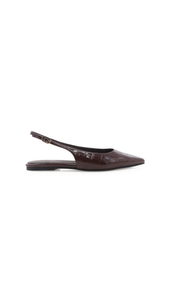 Henna Flats - Dark Cacao Patent