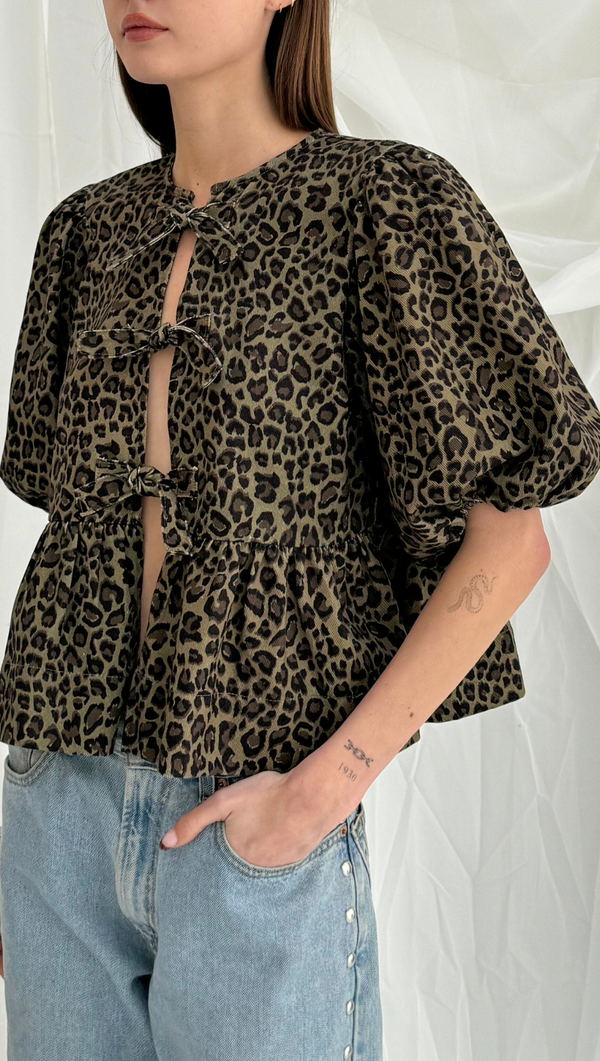 Willa Blouse - Leopard