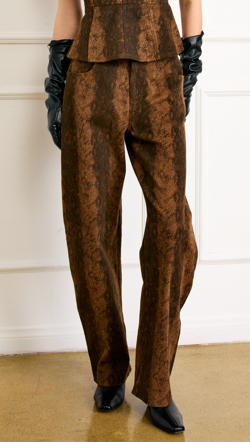 Iggy Pants - Brown Multi