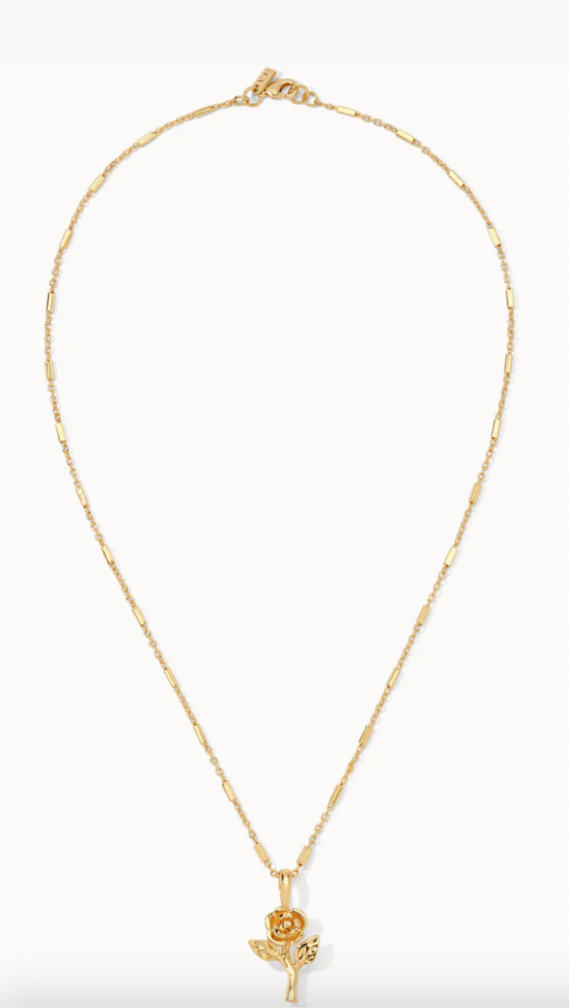 The Baby Rose Necklace - Gold