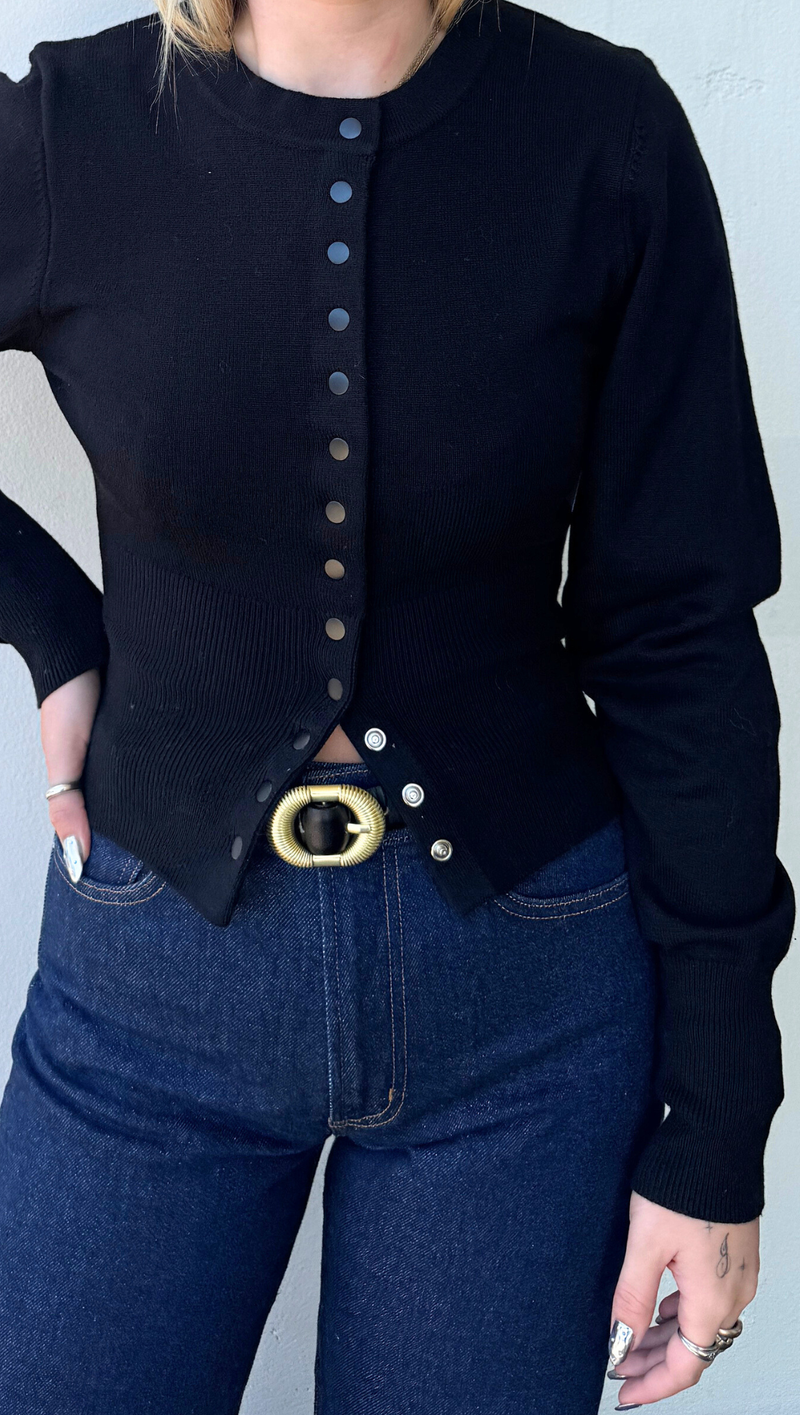Shape Cardigan - Black