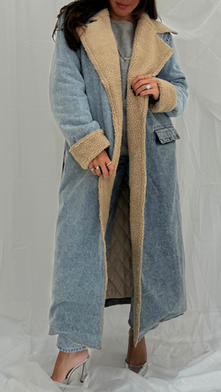 Harlow Trench - Light Denim