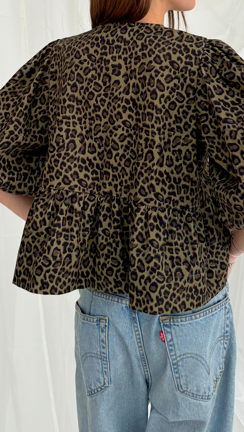 Willa Blouse - Leopard