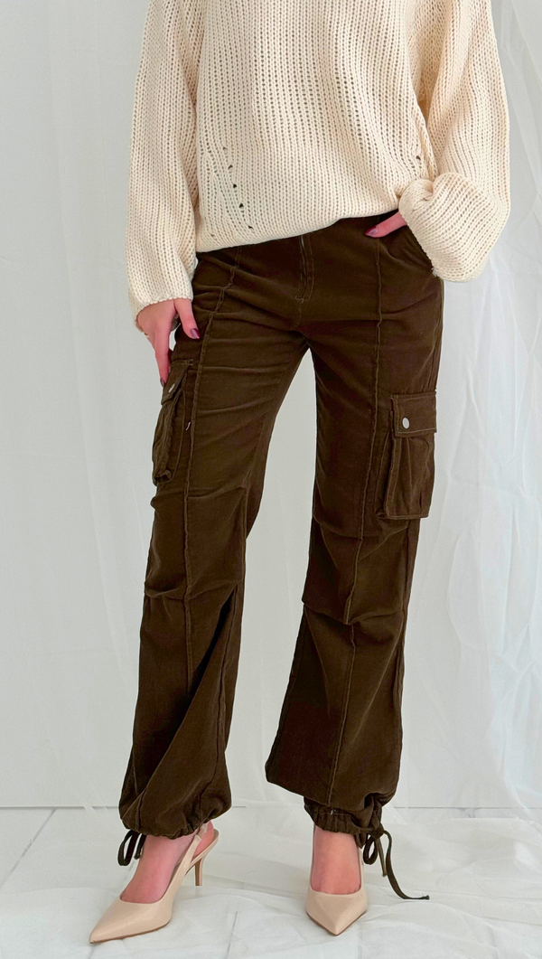 Cari Corduroy Pant - Olive