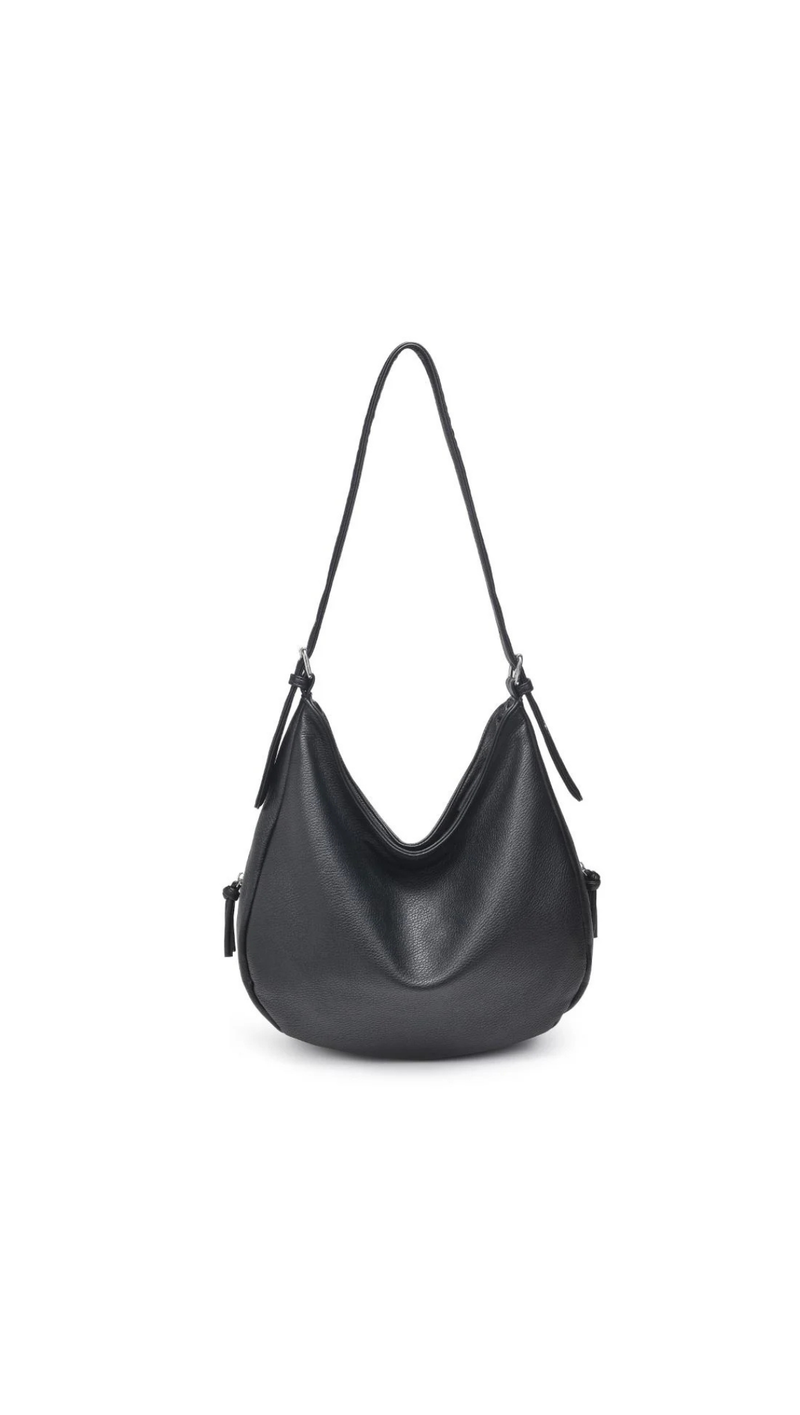 Christine Zipper Bag - Black